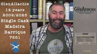 GlenAllachie 14 Jahre 20092023 Single Cask Madeira Barrique 7651 Verkostung von WhiskyJason [upl. by Luhe]