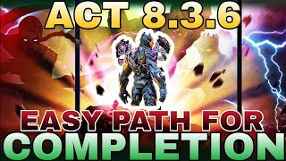 MCOC  Act 836  Iron Man Cerastes  Easy Path For Completion Highlights [upl. by Drwde]