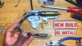 Amped Airsoft IGL Installation on Polarstar Kythera [upl. by Hopfinger]