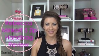 Rebecca Minkoff 5 Zip Handbag Review [upl. by Nsaj933]