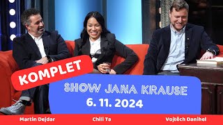 Celý díl  Show Jana Krause 6 11 2024 [upl. by Adiahs]