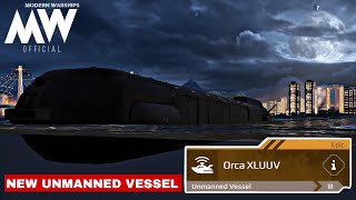 Orca XLUUV  New Battlepass Unmanned Vessel🔥 review amp damage test  Modern Warships [upl. by Ettennaj706]