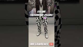 GTA 5 CHECKERBOARD JOGGERS GLITCH IN GTA 5 ONLINE shorts [upl. by Smukler495]