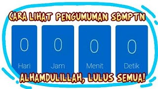 CARA CEK PENGUMUMAN SBMPTN 2020 MELALUI HP TANPA LELET [upl. by Am]