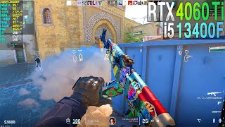 CS2 CounterStrike 2  RTX 4060 Ti 8GB and i5 13400F  Very High FSR 1080p 1440p [upl. by Winny]