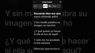 Duelo  Amiga Soledad Karaoke Desvocalizado [upl. by Bevash653]