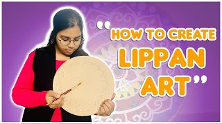 How To Create Lippan Art  Sunidhi Rastogi [upl. by Udella]