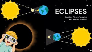 Astronomy for Beginners Eclipses English  HBCSE  OAE  Mr Pritesh Ranadive [upl. by Gnort578]