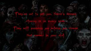 Michael Jackson  Thriller lyrics HD [upl. by Kirad]