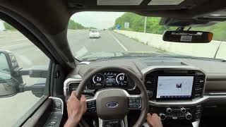 2023 Ford F150 King Ranch PowerBoost POV Test Drive [upl. by Quiteria]