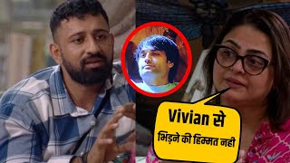 Bigg Boss 18 Vivian Desena se Bhidne Ki Rajat me nahi himmat Shilpa bol gayi badi baat [upl. by Brick593]