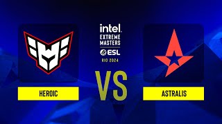 Heroic vs Astralis  IEM Rio 2024  Group B [upl. by Trubow]