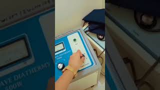 shortwave diathermy swd diathermy machines swd physiotherapy electrotherapy physioshorts [upl. by Nur433]