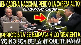 ¡NO SE MIDIO JUAN BECERRA REVIENTA SABROSO A ALITO MORENO SE AGARRAN A GRITOS EN CADENA NACIONAL [upl. by Reo]