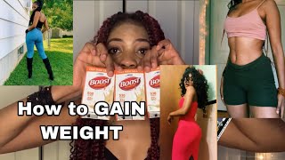 How To Gain Weight in 2 weeks ft BOOST NUTRITIONAL DRINK AND CB1 GAINER PILLS [upl. by Esinet191]