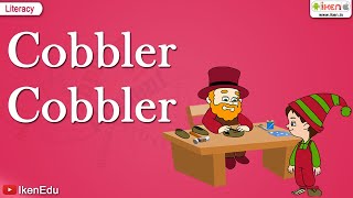 Cobbler Cobbler Mend My Shoe  Nursery Rhyme  Junior KG  iKen [upl. by Ojela169]