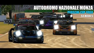 MONZA BRINGS GREAT RACING A SWEAT  IRACING PORSCHE CUP [upl. by Noyerb]