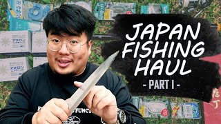 JAPAN FISHING HAUL JDM Keiryu Rods Worlds BEST Seasick Pills Giant Deba Knife And More [upl. by Niar94]