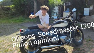 Triumph speedmaster 1200 Pillion opinion  journey to Baffle Haus [upl. by Che]