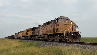 Chasing UP 6620 Leading a Rock Train on the UP Corpus Christi Sub [upl. by Fritzie]