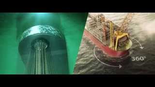 Prelude FLNG Animation [upl. by Anelys641]