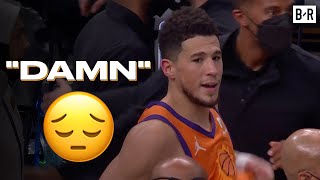 Watch Devin Bookers Reaction After Losing His First NBA Finals [upl. by Monjan]