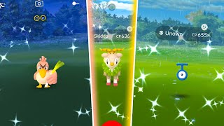 NEW SHINY BOOSTED SKIDDO EVENT IS LIVE Exclusive Event  Shiny Unown [upl. by Akenahs]