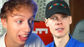 SASCHA mit NEUEM VIDEO  ANSAGE an FUNNYFRISCH  LetsHugo Reaction [upl. by Schilling]