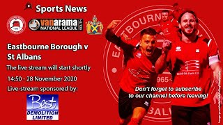 Eastbourne Borough FC Live Stream Eastbourne Borough v St Albans City [upl. by Atilehs357]