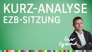 KurzAnalyse EZB Sitzung – Sondersendung quotEuer Egmondquot vom 18072024 [upl. by Ahsanat784]