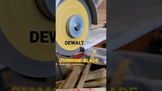 Dewalt Diamond Blade Cuts Tile With Ease [upl. by Intihw]