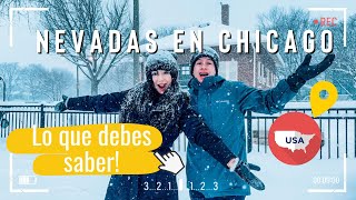 Como son las nevadas en Estados Unidos  Chicago  ⛄🏂 Lo que deber saber y Hacer ❄❄ [upl. by Aenel759]