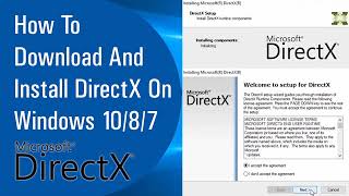 how to fix DirectX how to download Directx how to install Directx Directx all problem solution [upl. by Atteuqcaj756]