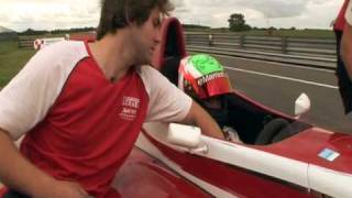 Iranian racing driver Kourosh Khani BBC Interview 1 [upl. by Stevy]