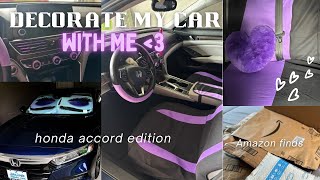 DECORATE MY CAR WITH ME  Amazon Finds Safety Kit  Car Decor Haul etc… [upl. by Ondine663]