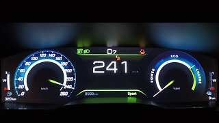 Peugeot 508 HYbrid SW PlugIn Hybrid acceleration 060 mph 0100 kmh top max speed  1001cars [upl. by Odlaner]