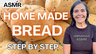 ASMR Homemade Bread Step By Step asmr viralvideo video [upl. by Eilesor900]