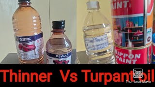 Thinner Vs Turpant oil  tamil  miracle Rajesh  மிக முக்கியமான ஒன்று [upl. by Ayisan]