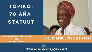 Entrevista Ku Sra Maria Liberia Peters [upl. by Greenburg]