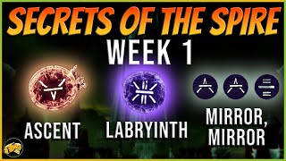 Destiny 2  Savathuns Spire  Week 1 SECRETS  Ascent amp Labyrinth  Mirror  Season of the Witch [upl. by Niuqauj603]