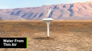 This Wind Turbine Can Produce Water Out Of Thin Air [upl. by Ecinad]