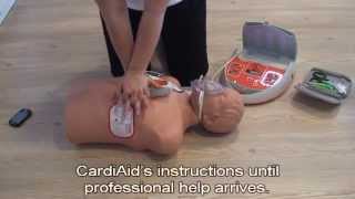 Introduction and How to use CardiAid Automated External Defibrillator [upl. by Aremat368]