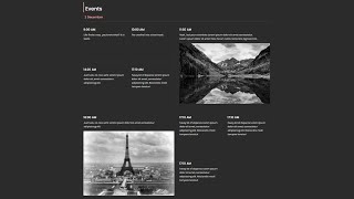 Create Timeline Design For Website Using HTML amp CSS  Responsive Grid Layout [upl. by Oralee]