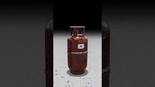 How LPG Gas Cylinder Blast 3danimations shorts 3d [upl. by Fabiola]