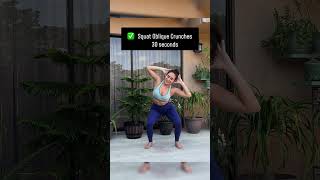 Standing Hourglass Workout for Slimmer Waist [upl. by Anauqat]