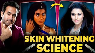 How Celebs are Turning WHITE overnight  Science of Skin Whitening [upl. by Ispep655]