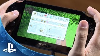 Minecraft PS Vita Edition HandsOn [upl. by Groos858]