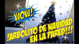 ARBOLITO DE NAVIDAD EN LA PARED DE LUJO  NUEVO ARBOLITO NAVIDEÑO  ARBOL NAVIDEÑO DIFERENTE [upl. by Klecka705]