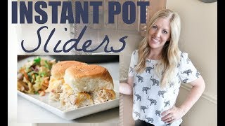 Instant Pot Chicken Bacon Ranch Sliders Recipe  Perfect for Beginners  Make it in the Slow Cooker [upl. by Hamburger249]