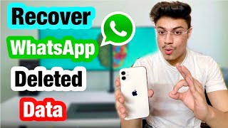 How to Recover WhatsApp Deleted Data in iPhoneandroid by Wondershare DrFone Data Recovery [upl. by Aramat317]